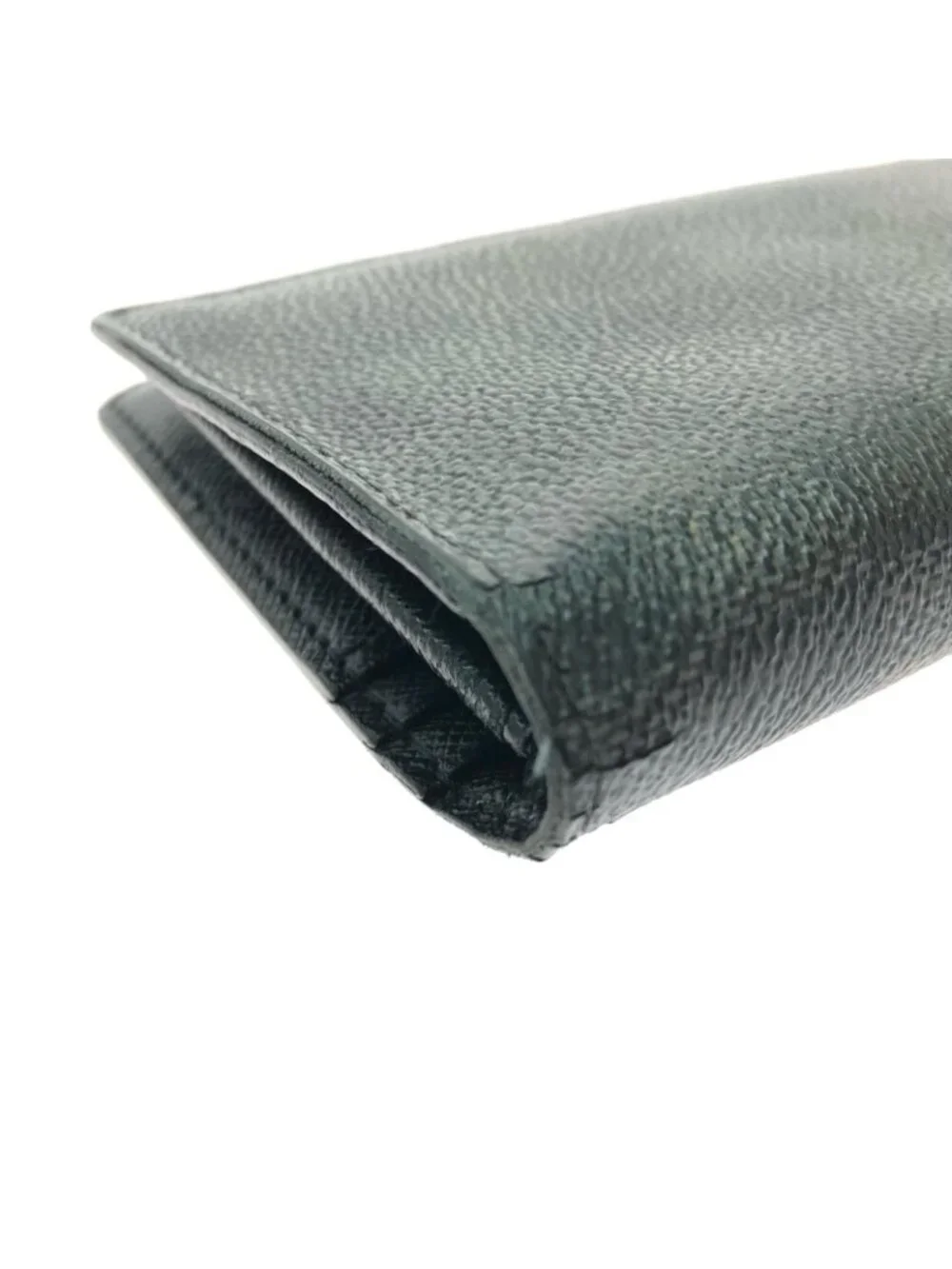 Louis Vuitton Long Bifold Wallet Damier Portefeuille Brazza Black